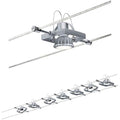 Paulmann Mac II Cable Lighting System – Matt Chrome Ceiling Wire Set