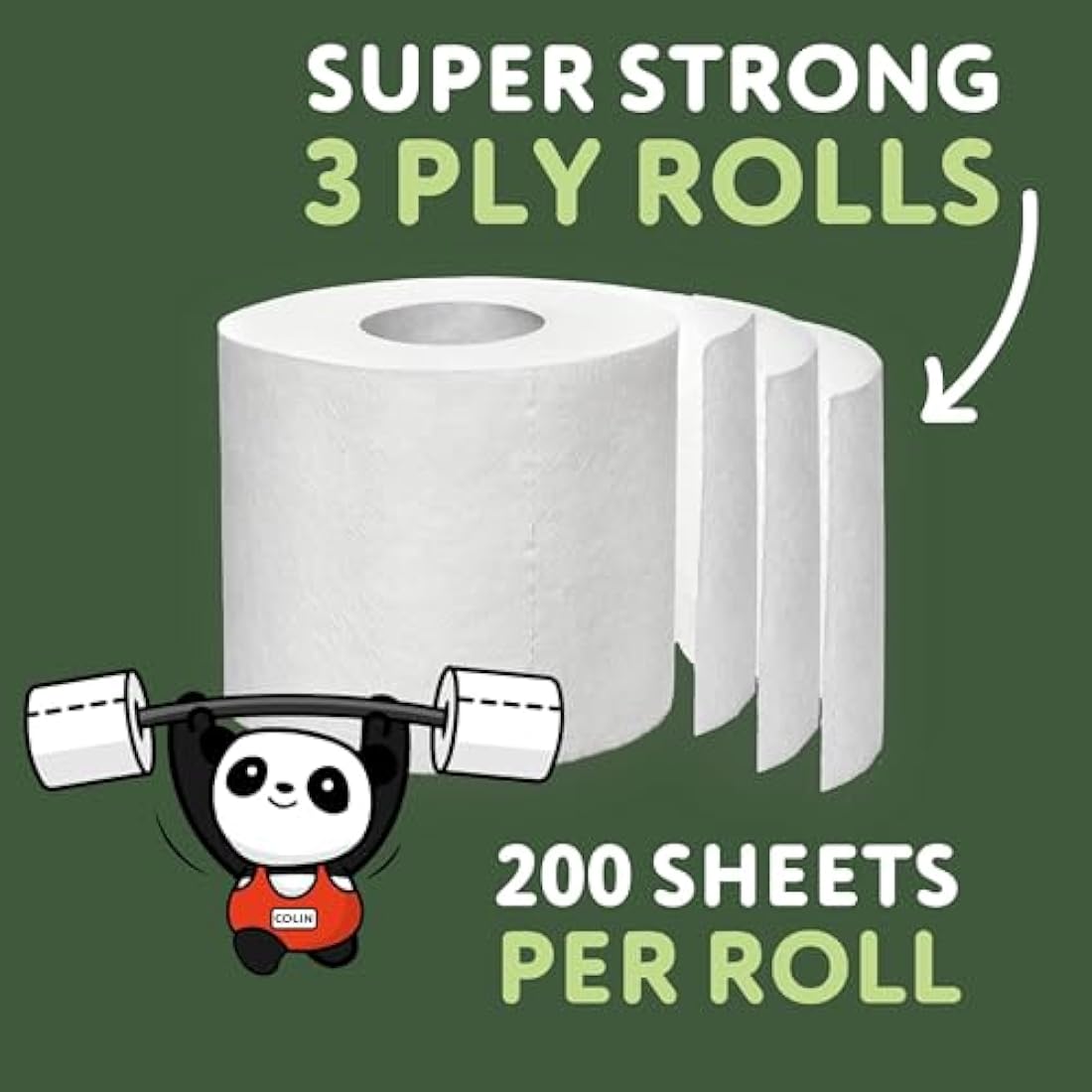 The Cheeky Panda Bamboo Toilet Paper – 9 Rolls | Plastic Free & Sustainable