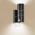 Wondlumi Dusk to Dawn Outdoor Wall Lights | Matte Black IP44 Sconce