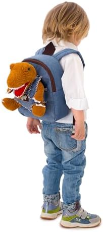 Jolof Store Toddler Backpack with Stuffed Animal Plush Toy for Kids