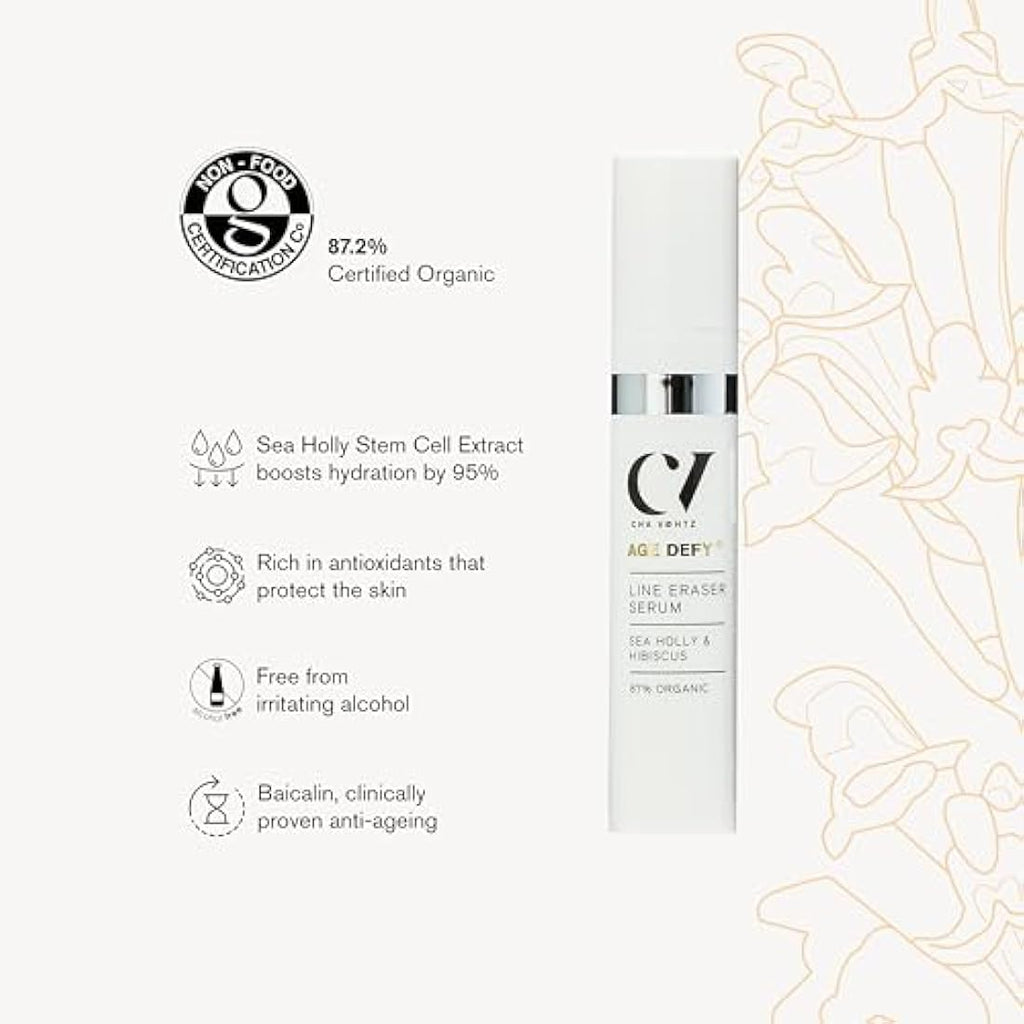 Green People Age Defy+ Line Eraser Serum | Organic Firming Eye & Lip Care