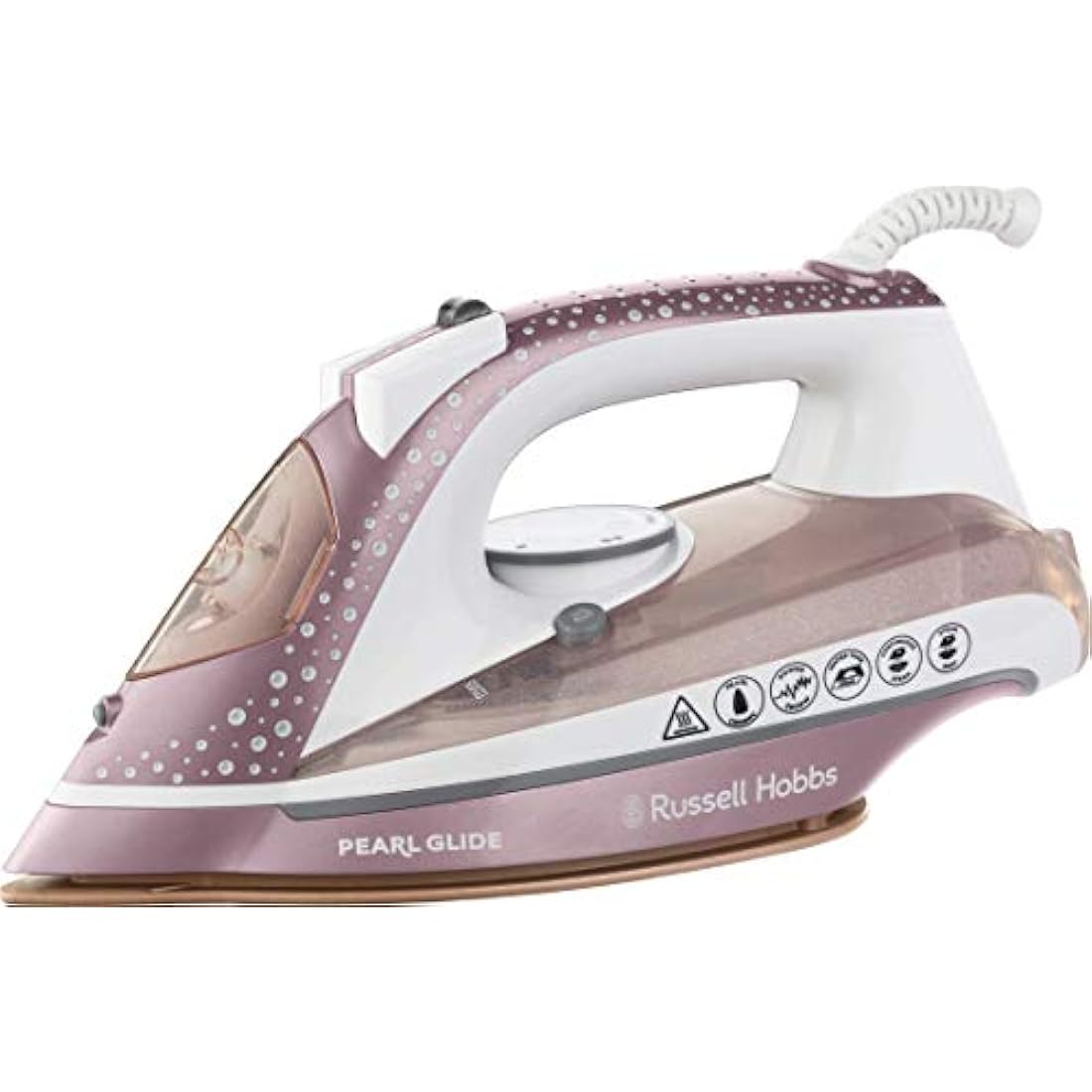 Russell Hobbs Pearl Glide Steam Iron – 2600W Ceramic Soleplate