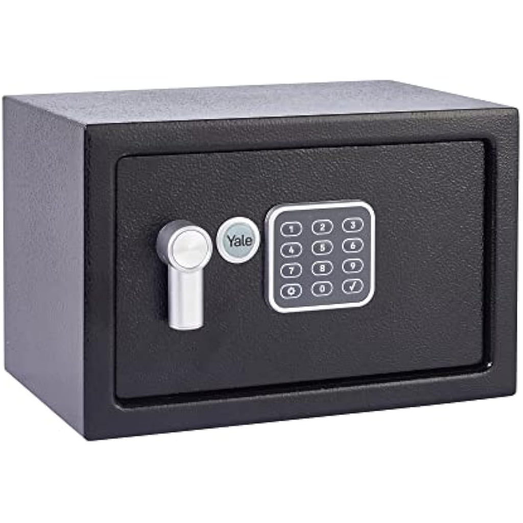 Yale Small Digital Value Safe – Steel Security Box with Keypad Entry