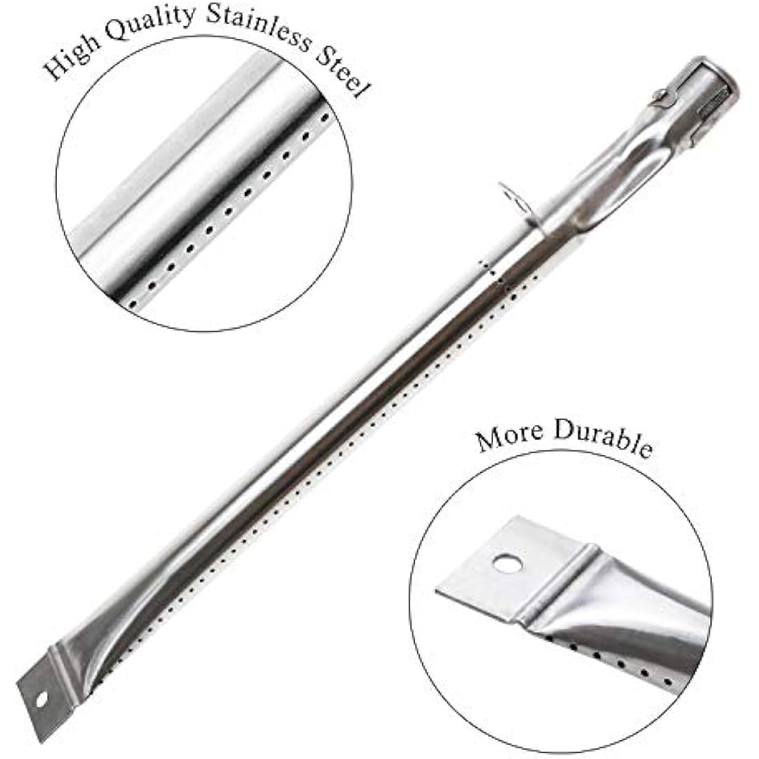 GFTIME 42cm Stainless Steel Gas Grill Burner for Outback & Enders - 4 Pack