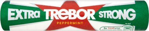 Trebor Extra Strong Mints XXX – Refreshing Peppermint Candy (12 Pack)