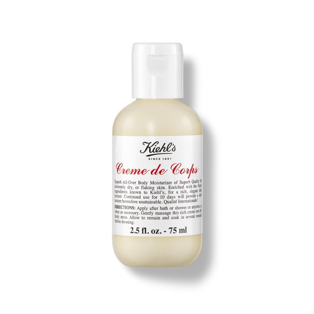 Kiehl's Creme de Corps Rich Body Lotion with Cocoa Butter & Squalane - 75ml