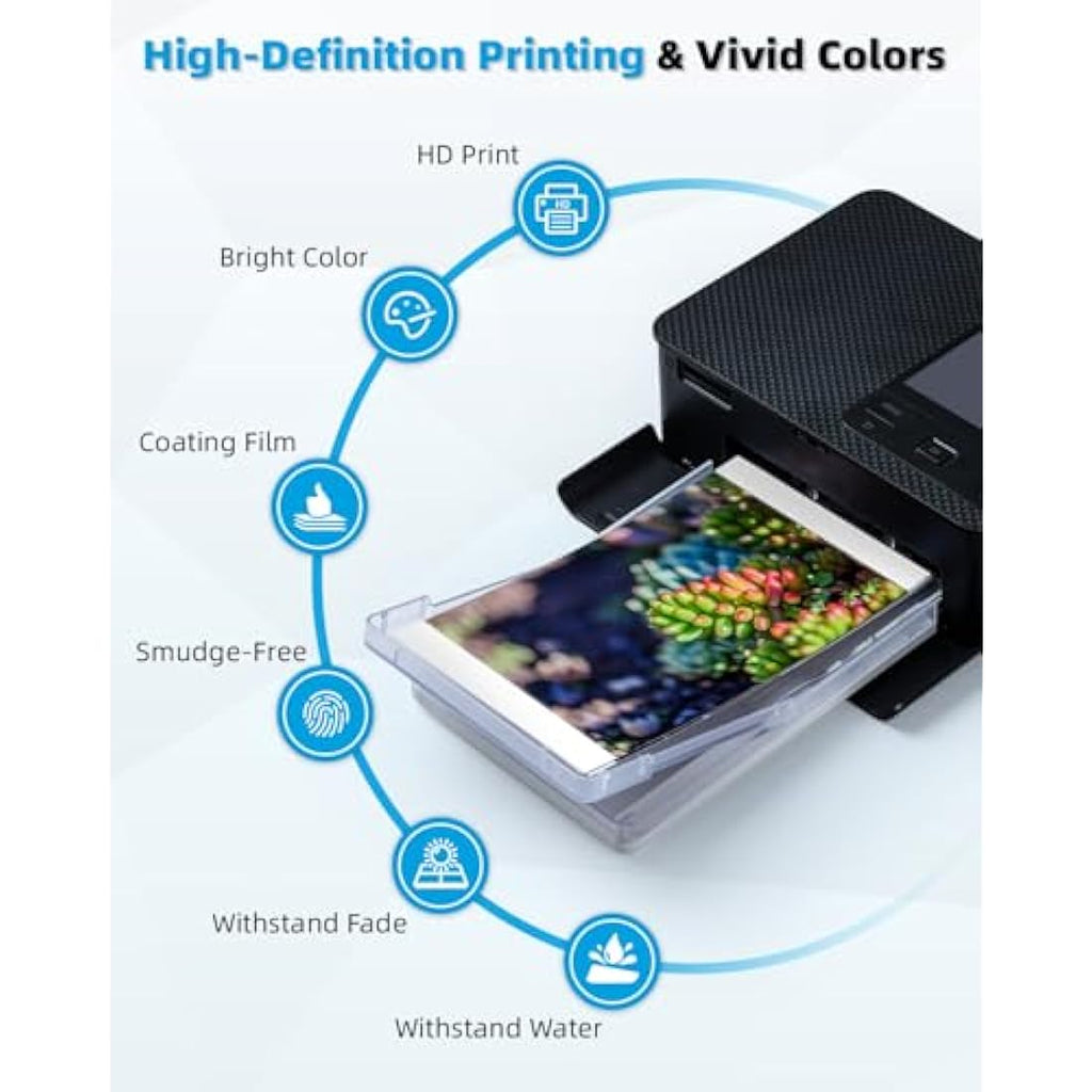 Airmall KP-108IN Ink and Photo Paper Set for Canon Selphy CP1500 CP1300