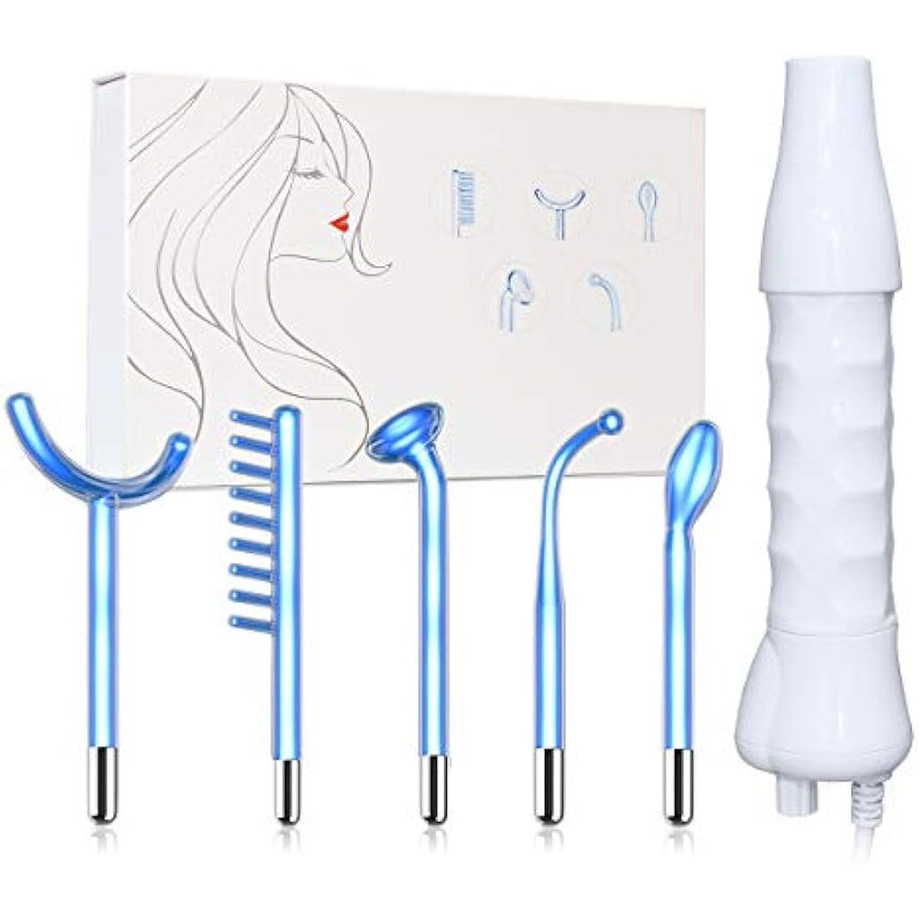 FAZJEUNE 5-in-1 High Frequency Facial Wand | Skin Tightening & Acne Device