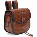 Tourbon Leather Multitool Belt Pouch – EDC Fire Starter Holder for Camping