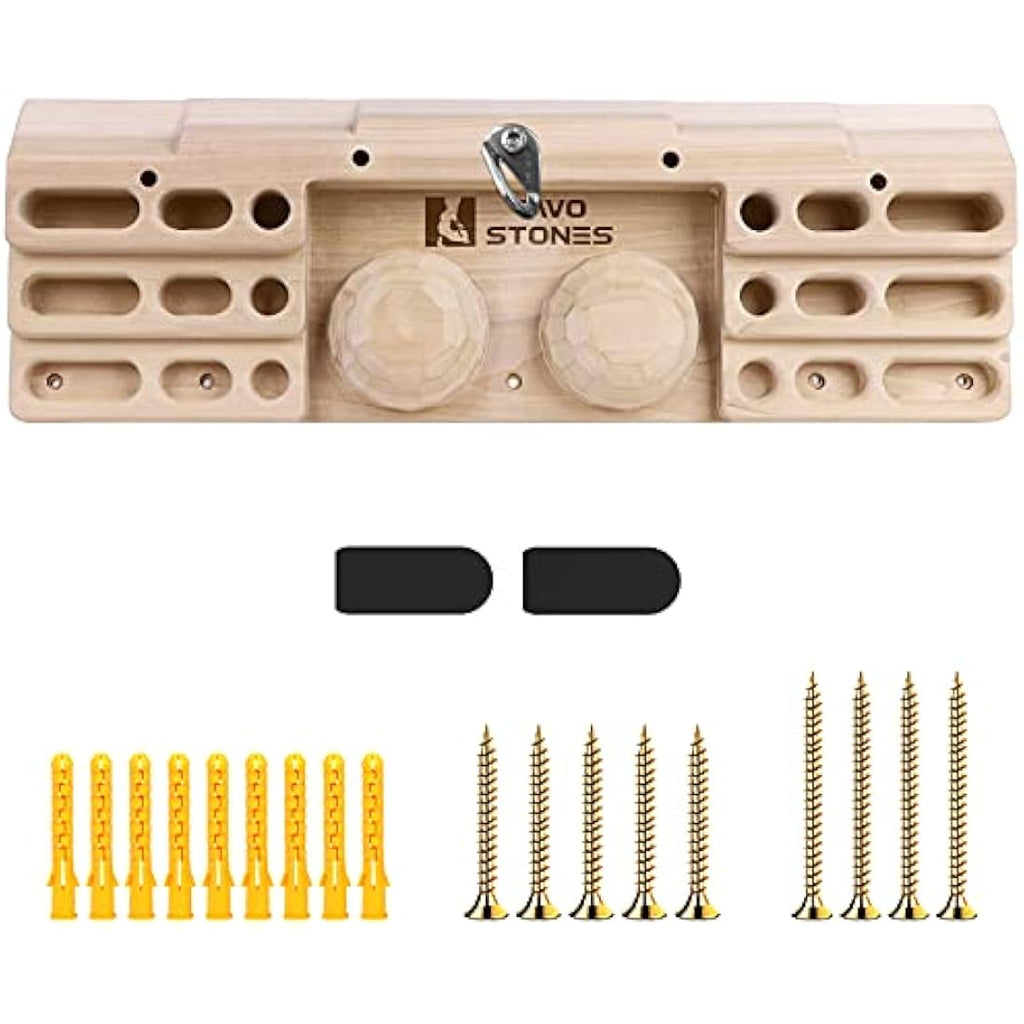 Wooden Rock Climbing Hangboard – Finger Strength Trainer