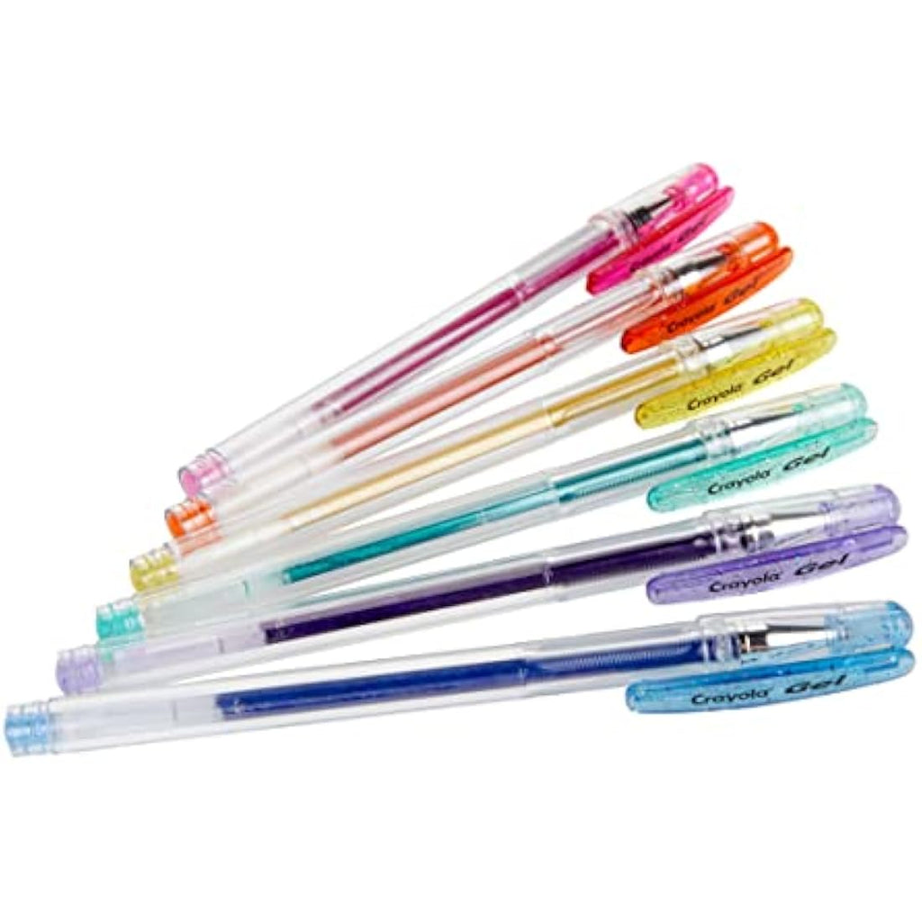 Crayola Glitter Gel Pens – Assorted Colours for Arts & Crafts (6 Pack)
