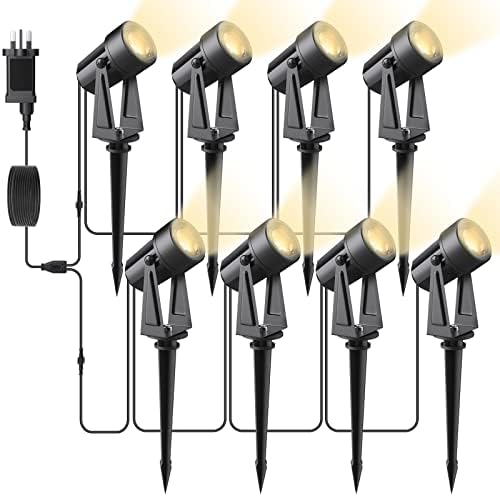 Svater 92ft LED Landscape Lights – IP65 Waterproof Garden Spotlights