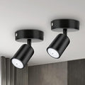 Jolof Store Matt Black Industrial Wall Spotlight - GU10 2 Pack