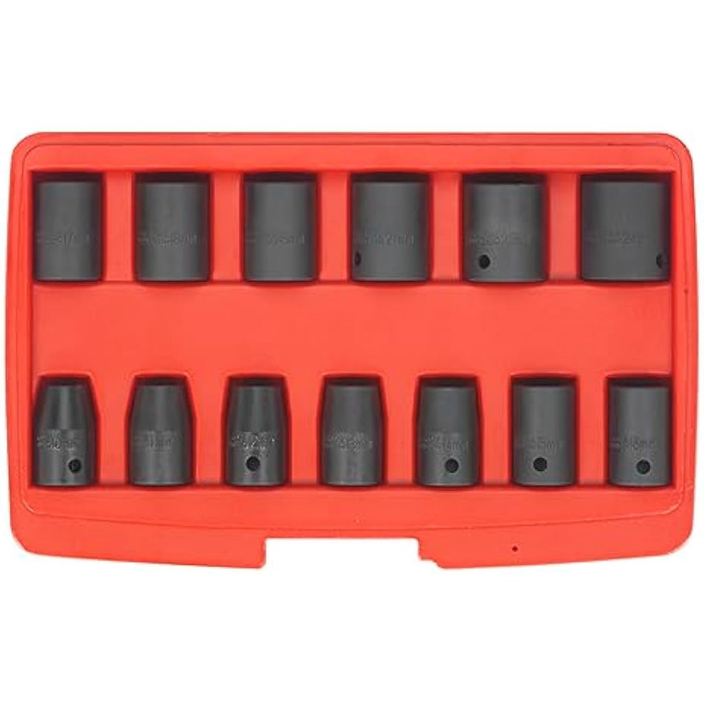 Sealey AK5613M 1/2" Sq Drive Metric Impact Socket Set - 13 Piece