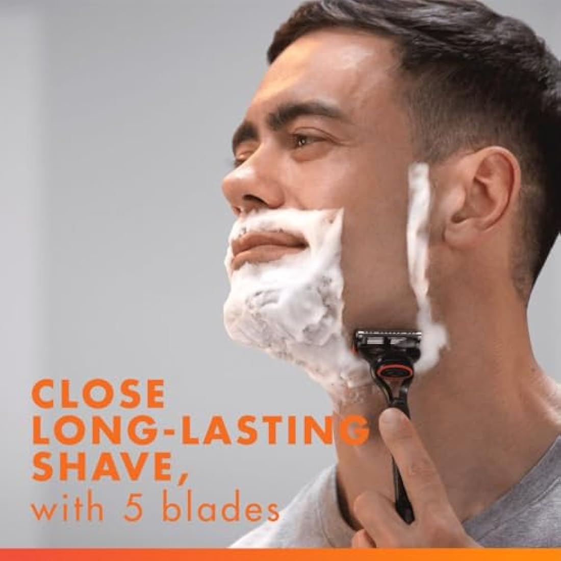 Gillette Fusion5 Men's Razor with 10 Anti-Friction Blade Refills