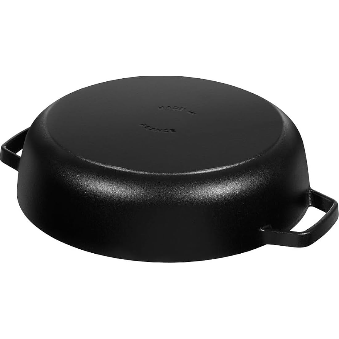 STAUB Cast Iron Sauté Pan with Chistera Lid - Black, 28 cm, 3.7 L