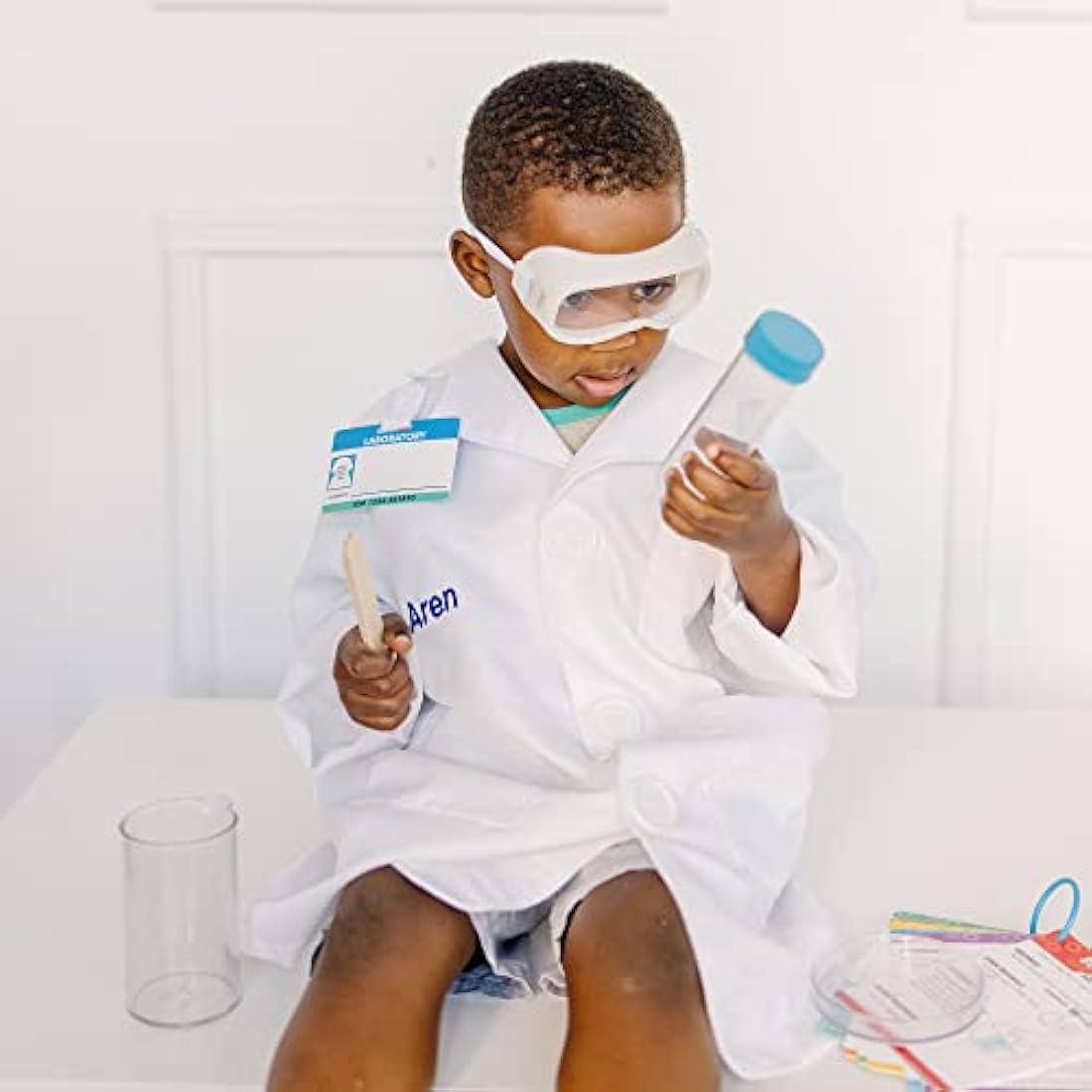 Melissa & Doug Scientist Role Play Costume Set with Lab Coat - Ages 3-6