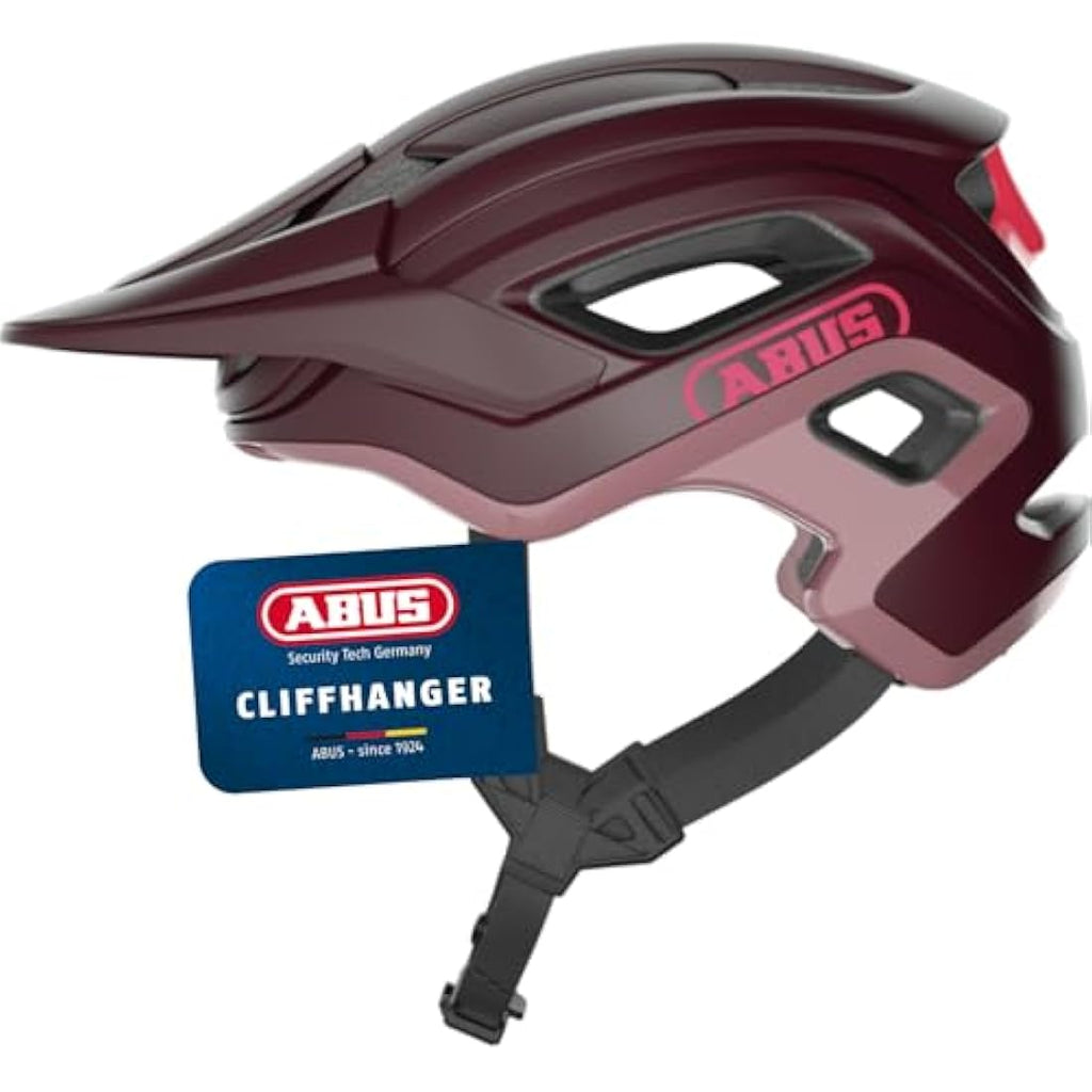 ABUS CliffHanger MTB Helmet – Vented Trail Bike Helmet with Fidlock