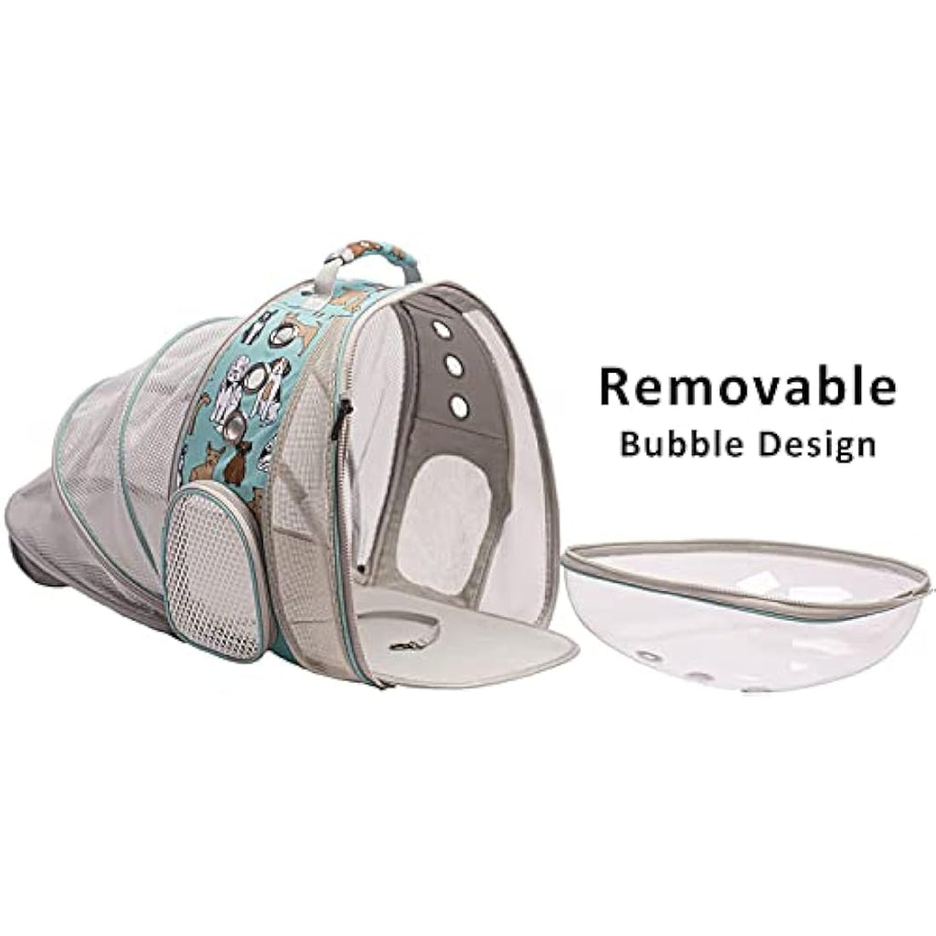 Interfashioner Large Cat Backpack Carrier | Expandable Bubble Pet Bag