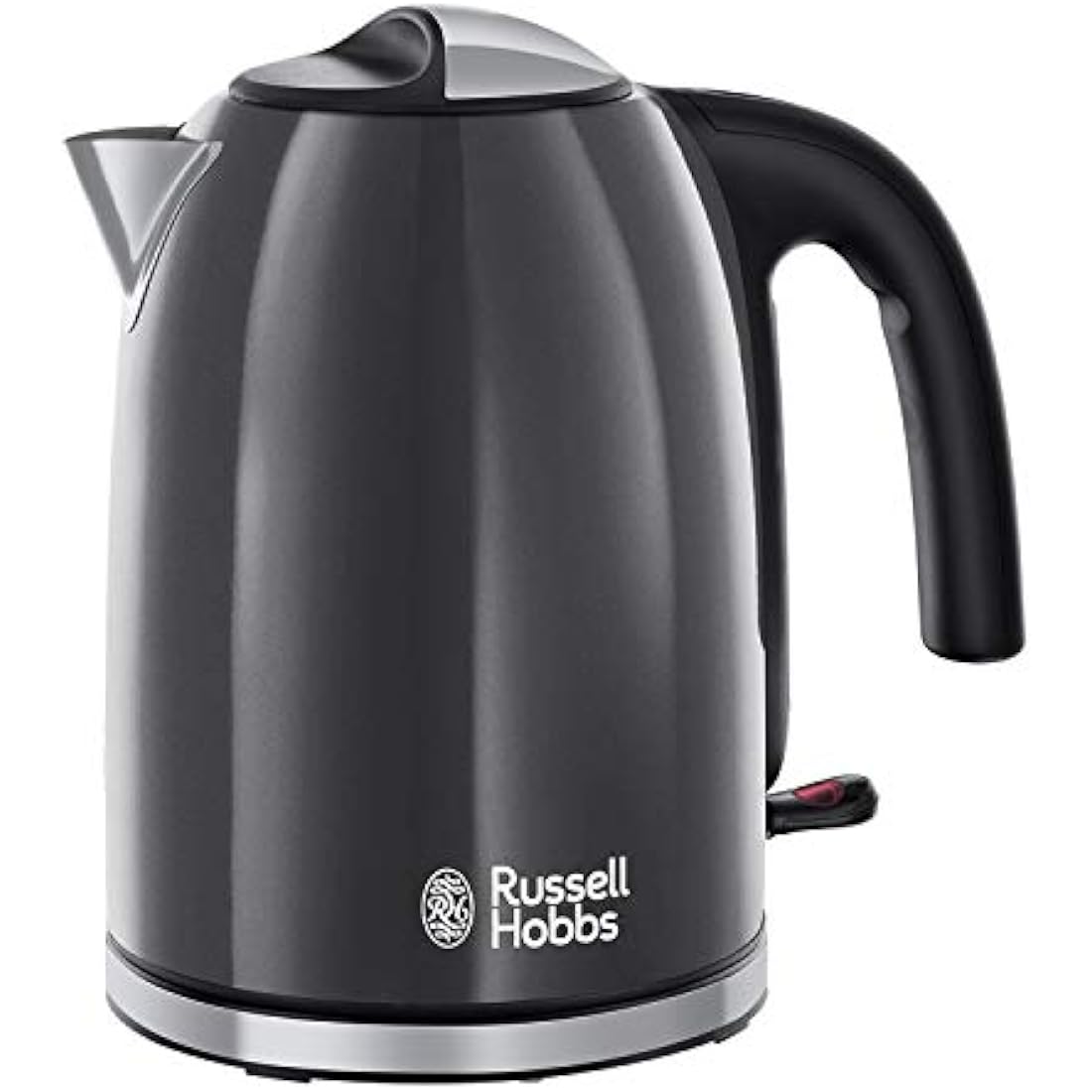 Russell Hobbs 1.7L Electric Kettle – Grey Stainless Steel Rapid Boil