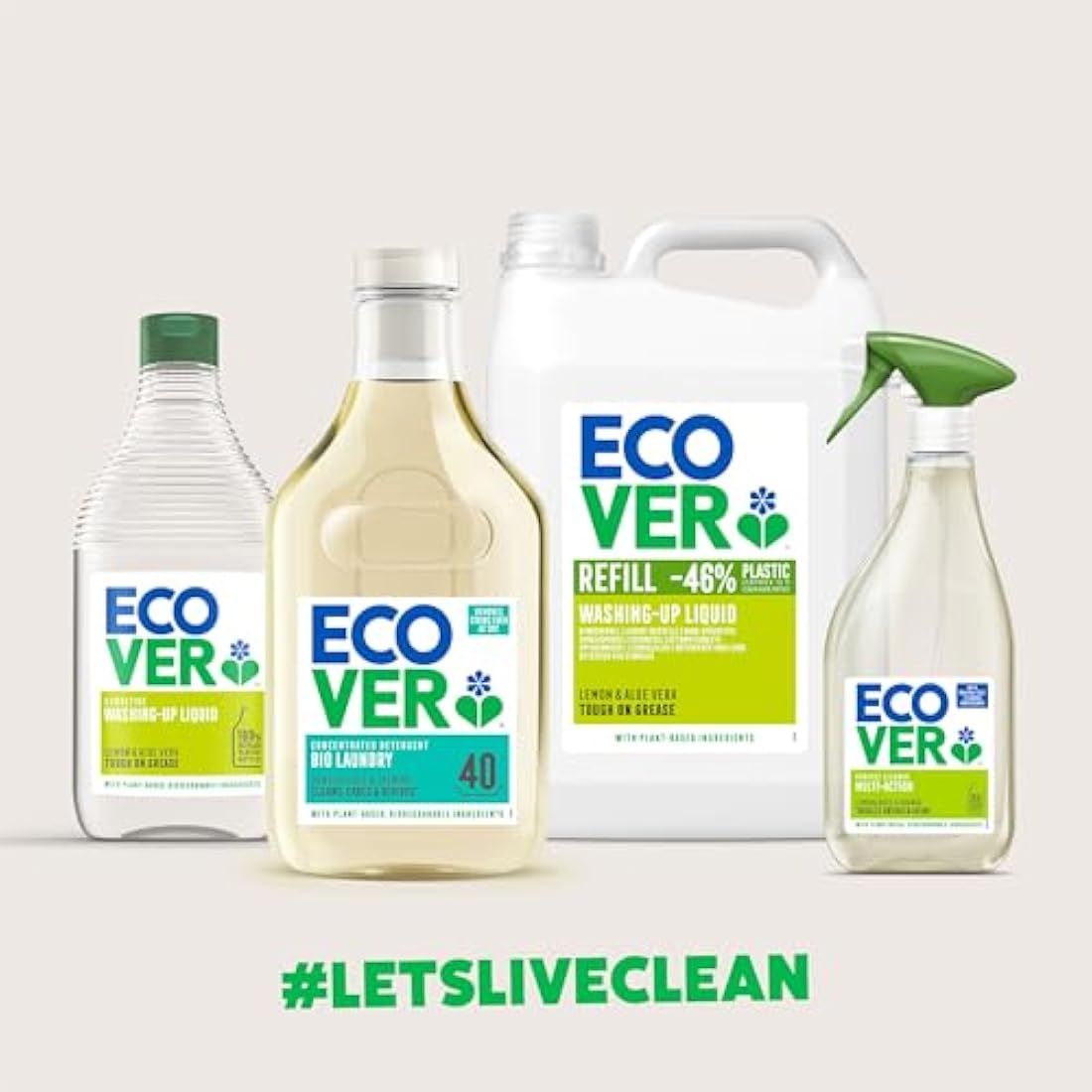 Ecover Toilet Cleaner Refill 5L | Limescale Remover | Pine & Mint
