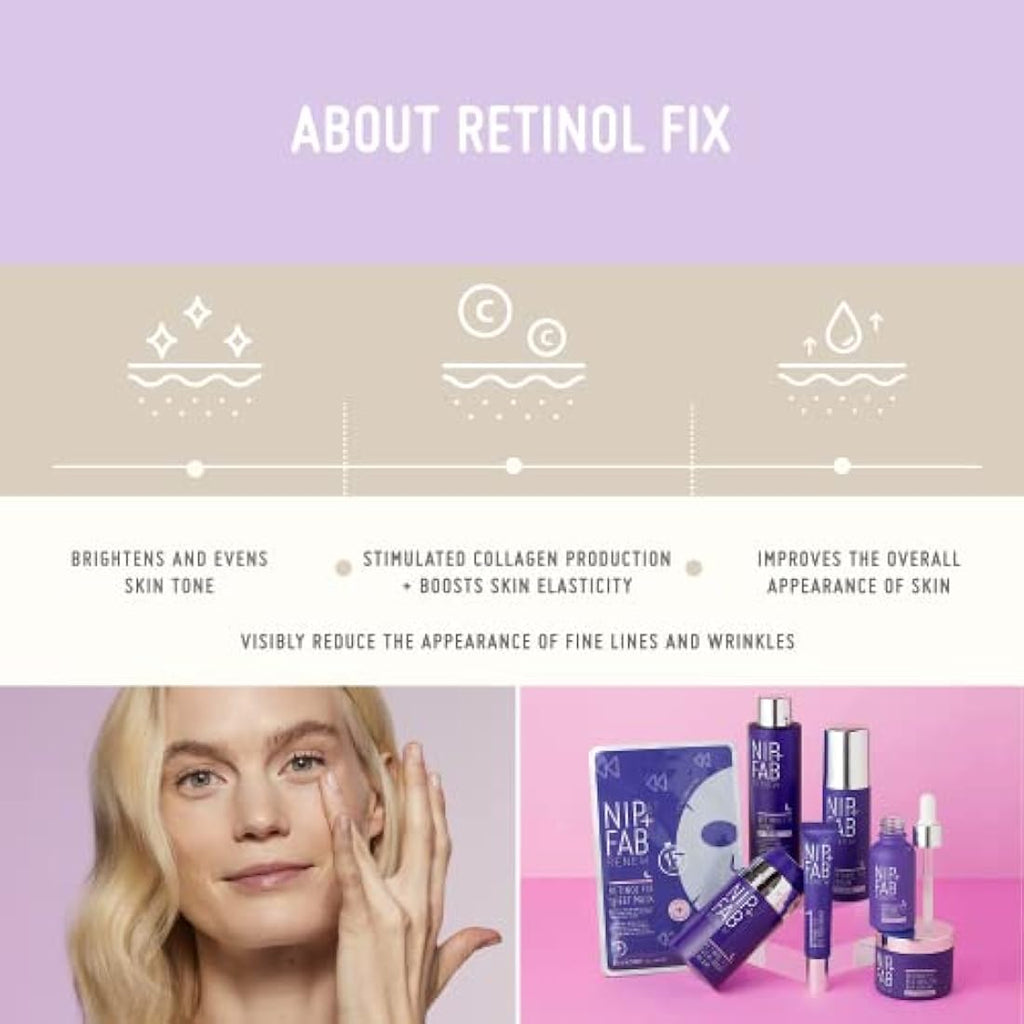 Nip + Fab Retinol Fix Restorative Day Cream with Hyaluronic Acid - 50ml