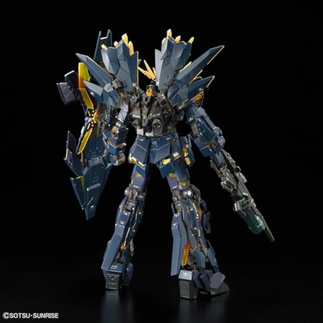 Bandai RG 1/144 Unicorn Gundam 02 Banshee Norn Model Kit - Navy Blue