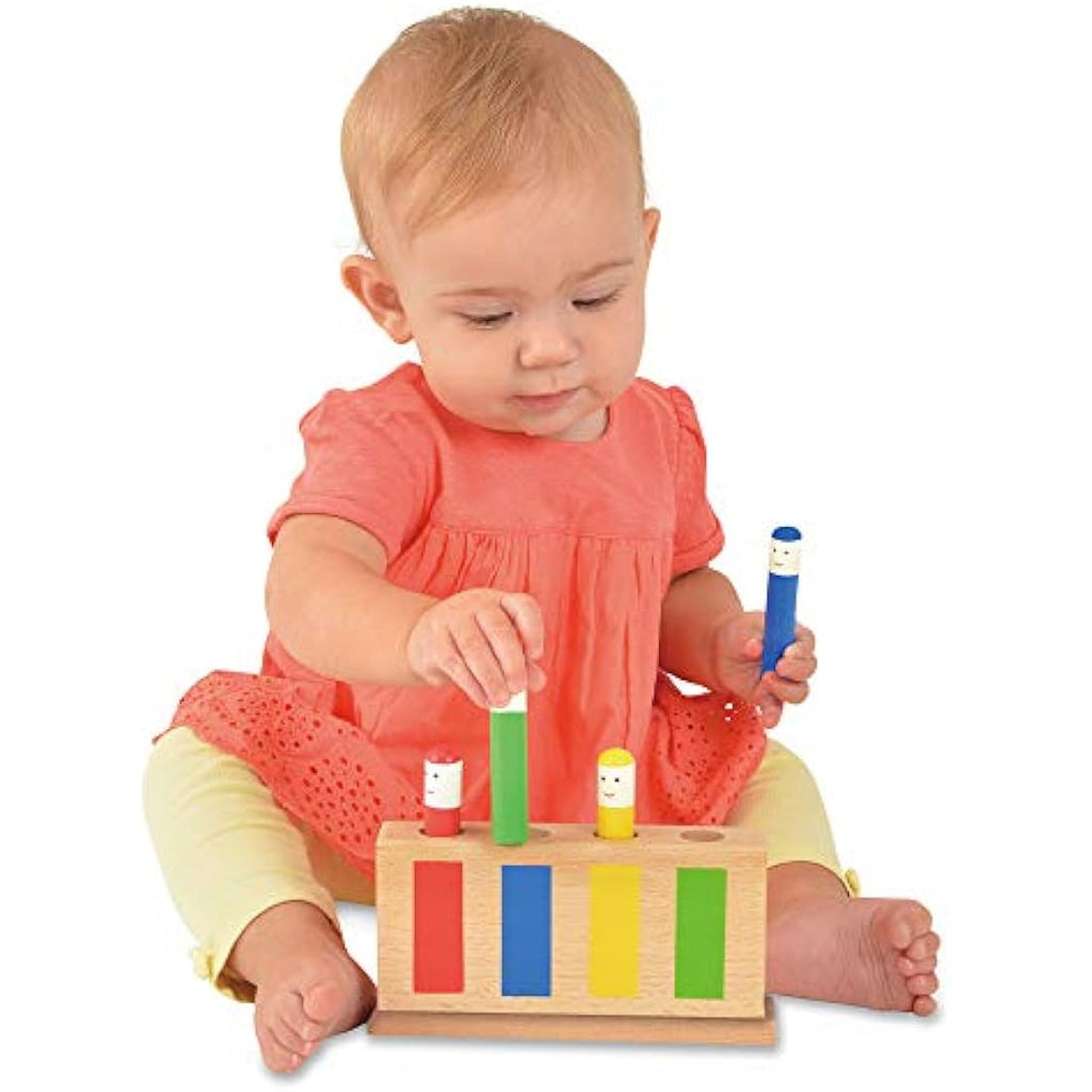 Galt Pop-Up Toy – Wooden Sensory & Educational Toy for Toddlers