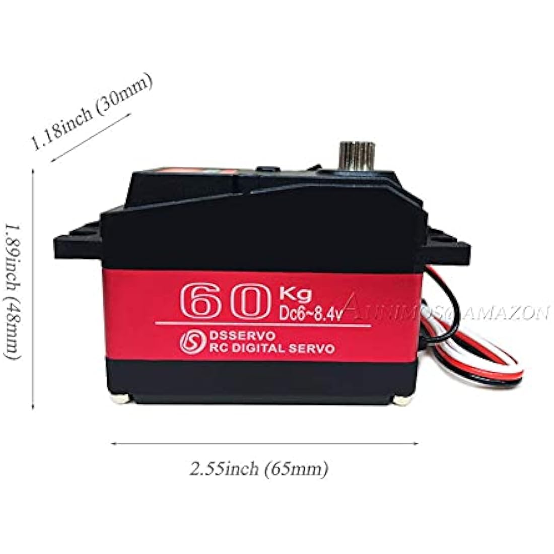 ANNIMOS 60KG Digital Servo – Waterproof Stainless Steel Gear 270°