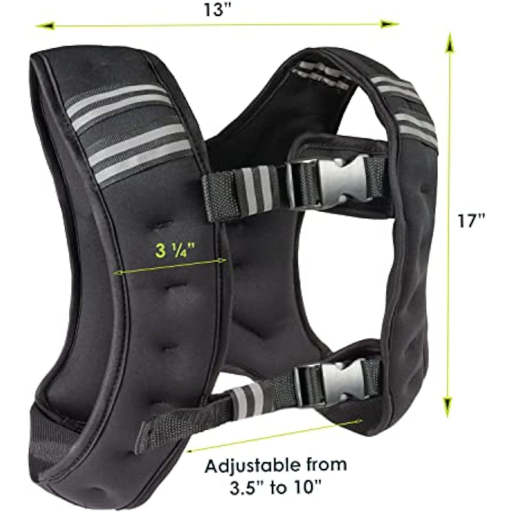 ProsourceFit Weighted Training Vest – Adjustable Neoprene Fitness Gear