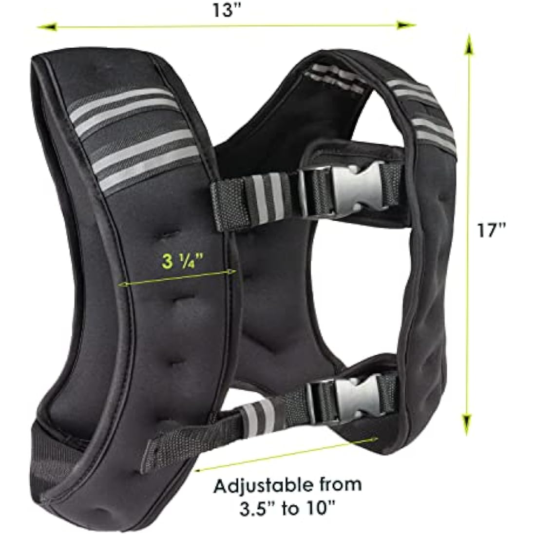ProsourceFit Weighted Training Vest – Adjustable Neoprene Fitness Gear