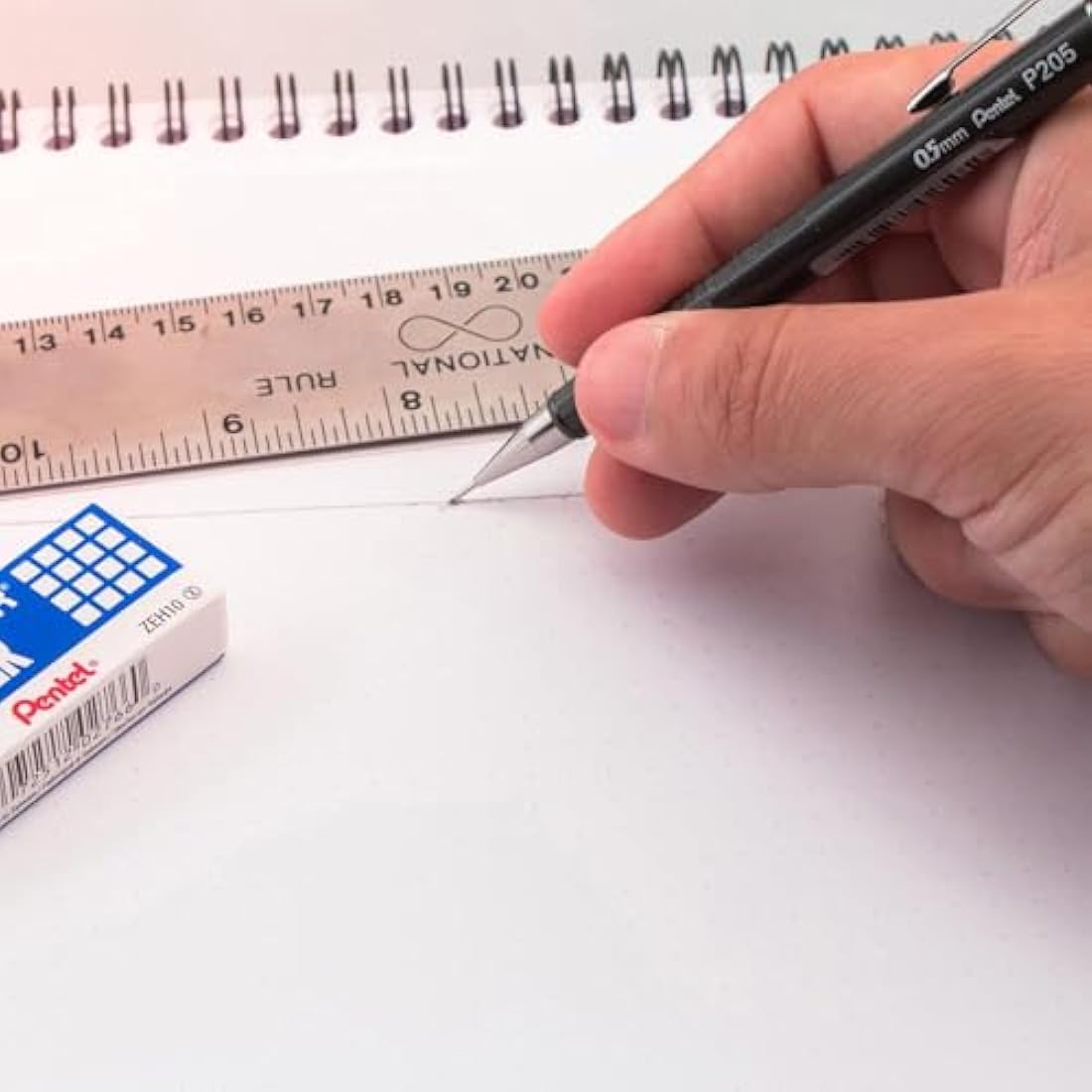 Pentel P203 Mechanical Drafting Pencil - 0.3mm Precision - Pack of 12