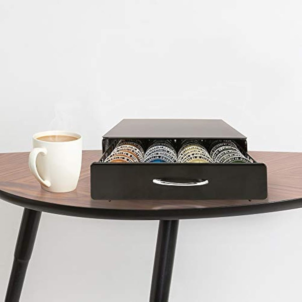 HiveNets Nespresso Vertuoline Capsule Drawer – 40 Pod Metal Storage