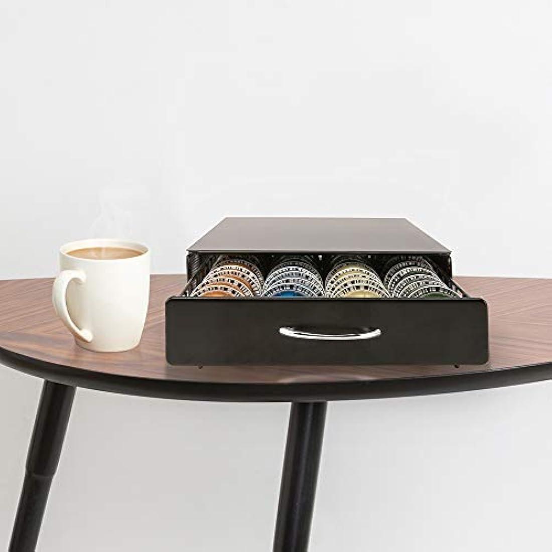 HiveNets Nespresso Vertuoline Capsule Drawer – 40 Pod Metal Storage