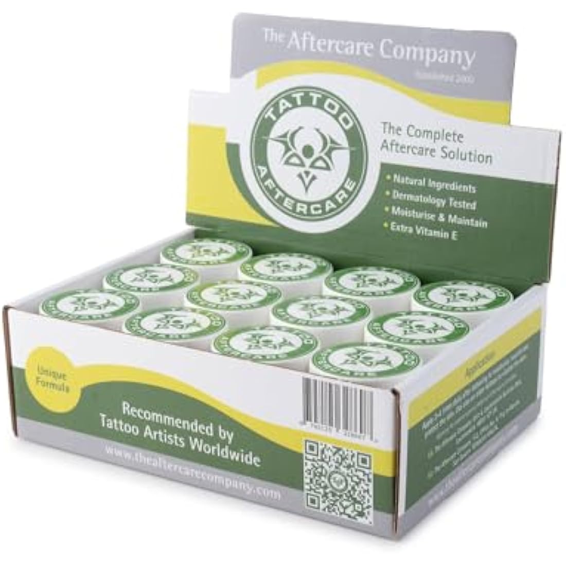 The Aftercare Company Tattoo Aftercare Box | 24 x 10g Vitamin E Balm