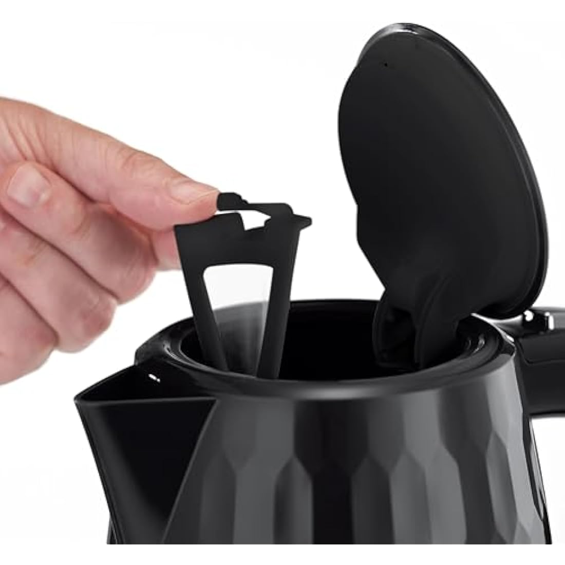 Russell Hobbs Honeycomb Electric Kettle – 1.7L Fast Boil, Black