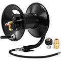 Tool Daily 150 FT Pressure Washer Hose Reel | Heavy Duty Steel 4000 PSI