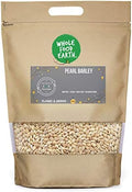 Wholefood Earth Pearl Barley 2kg – GMO-Free High Fibre Whole Grain