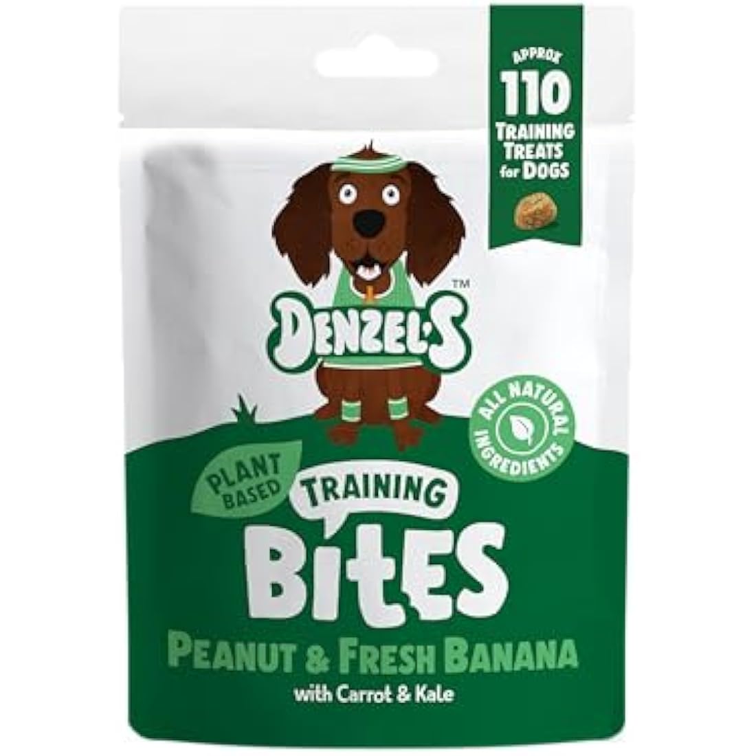 Denzel's Vegan Dog Training Treats | Peanut Butter & Banana | 10x100g