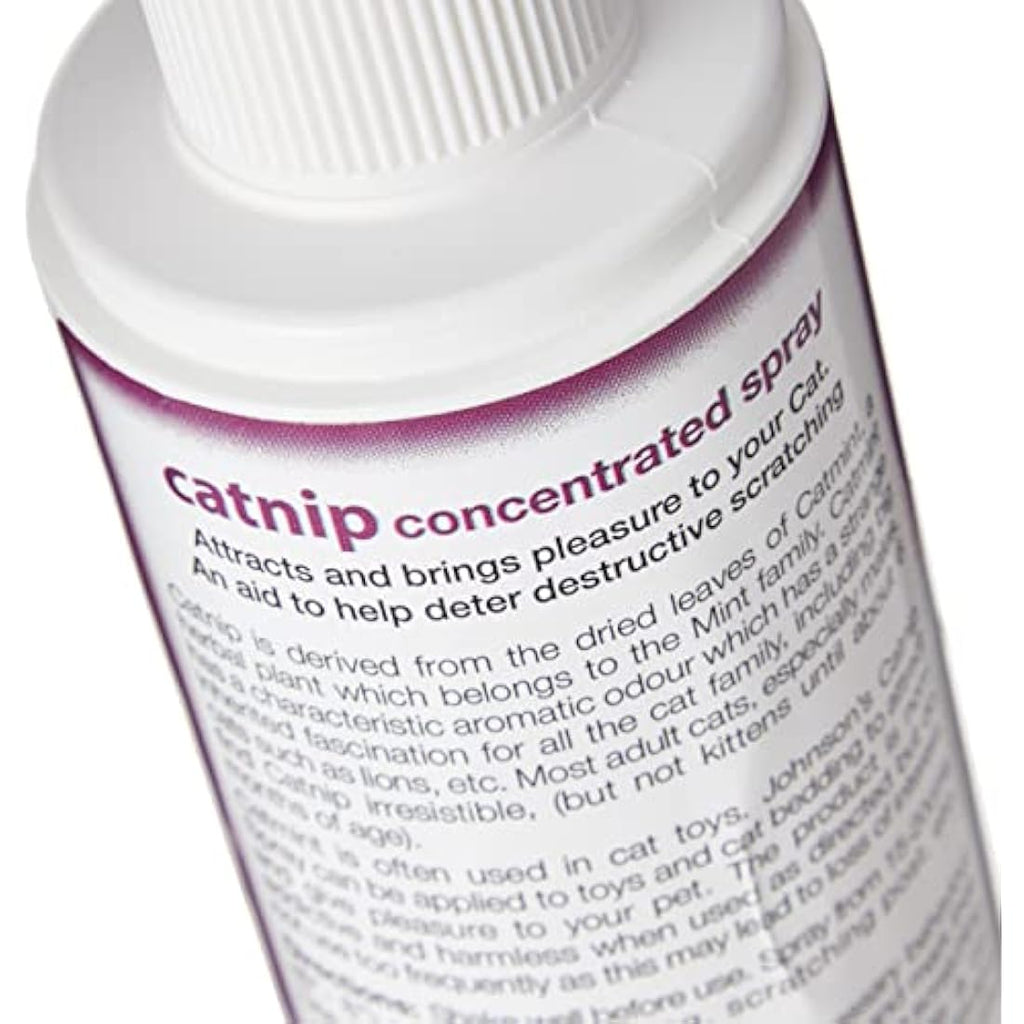 Johnsons Veterinary Catnip Spray – Natural Catnip Oil for Toys & Bedding