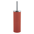 MSV Miami Toilet Brush with Hygienic Holder – Terracotta Red, 9x39cm