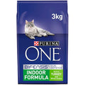 Purina ONE Indoor Dry Cat Food – Turkey & Wholegrain Formula, 3kg