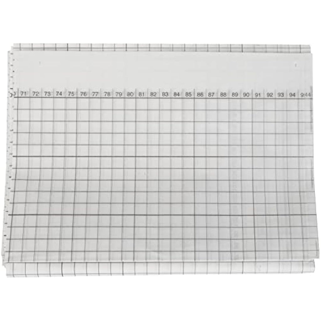 Burda Style Tissue Paper with Centimetre Grid - Blue Pattern Paper