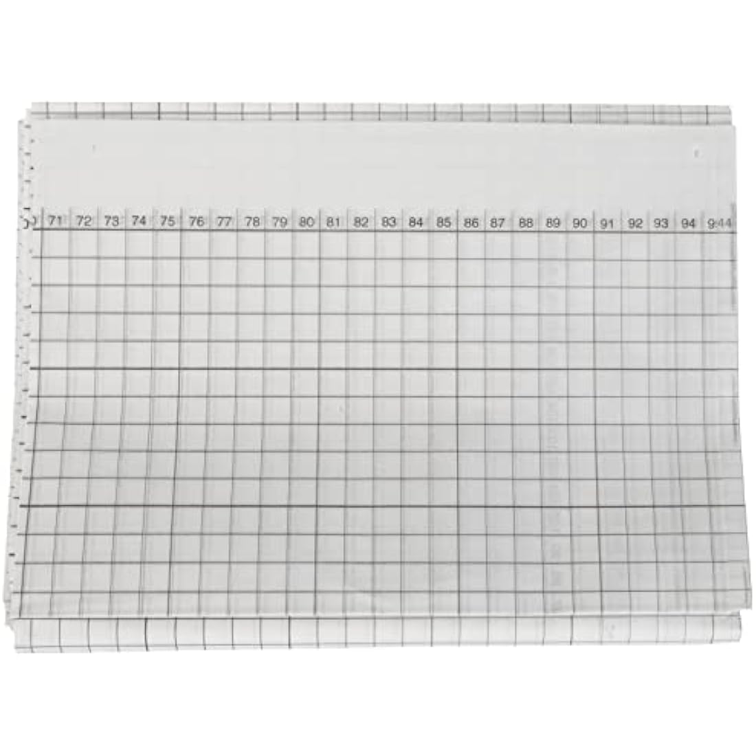 Burda Style Tissue Paper with Centimetre Grid - Blue Pattern Paper