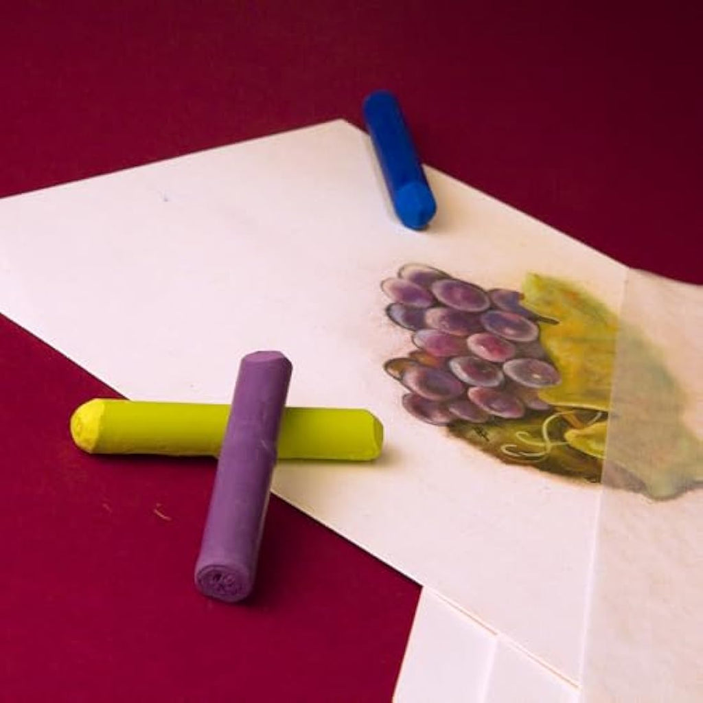 Clairefontaine Pastelmat Pad - White 360g Pastel Paper, 24x30cm, 12 Sheets