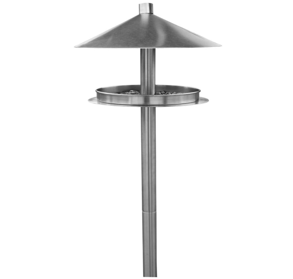 Habau Stainless Steel Bird Feeder Station with Stand – 100cm