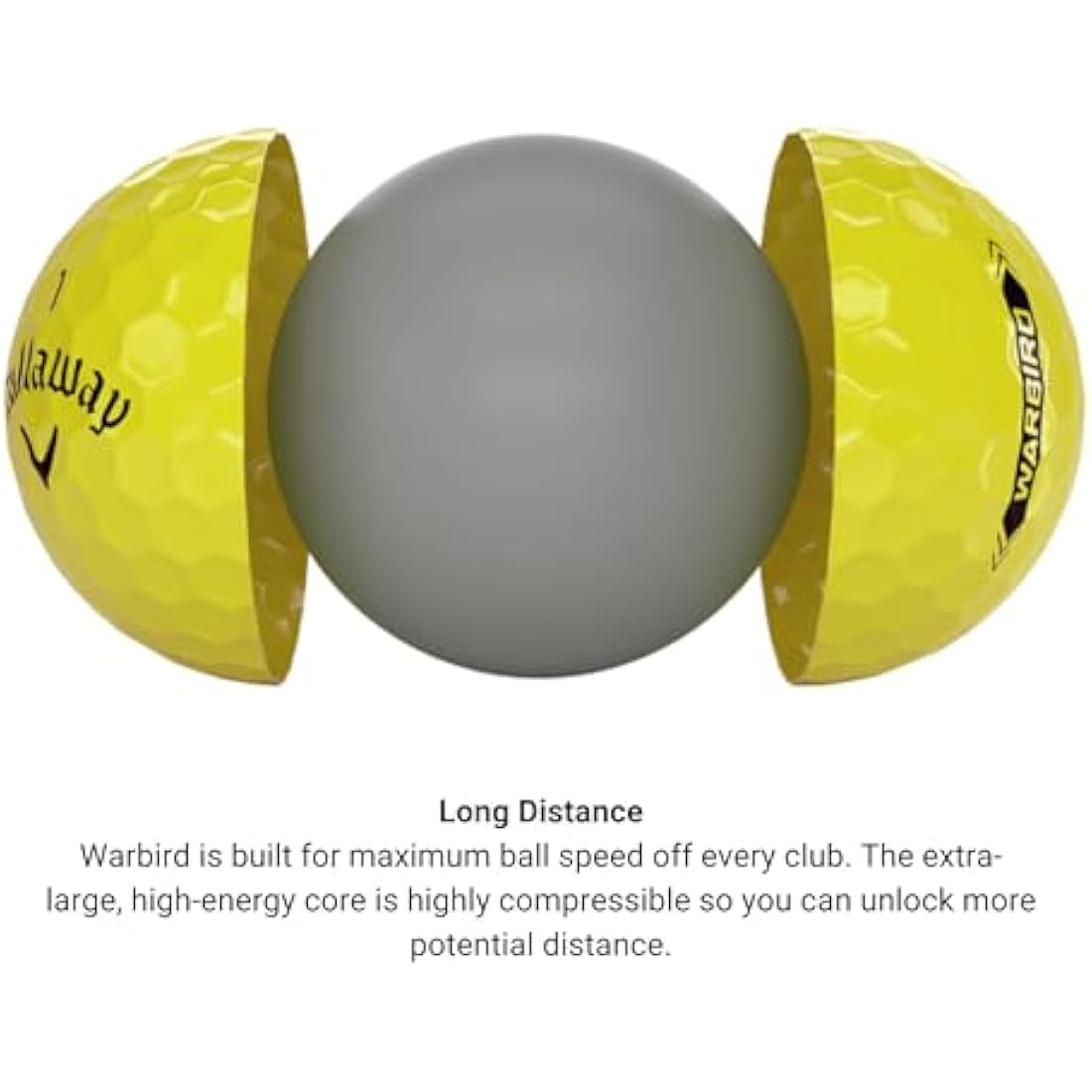 Callaway ERC Soft Golf Balls 2023 – Triple Track Dagger Alignment