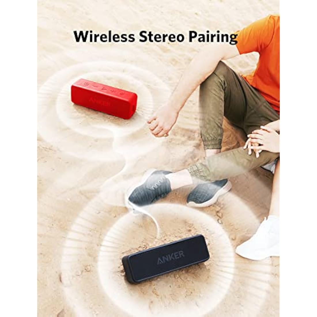 Anker Soundcore 2 Portable Bluetooth Speaker | IPX7 Waterproof – 12W