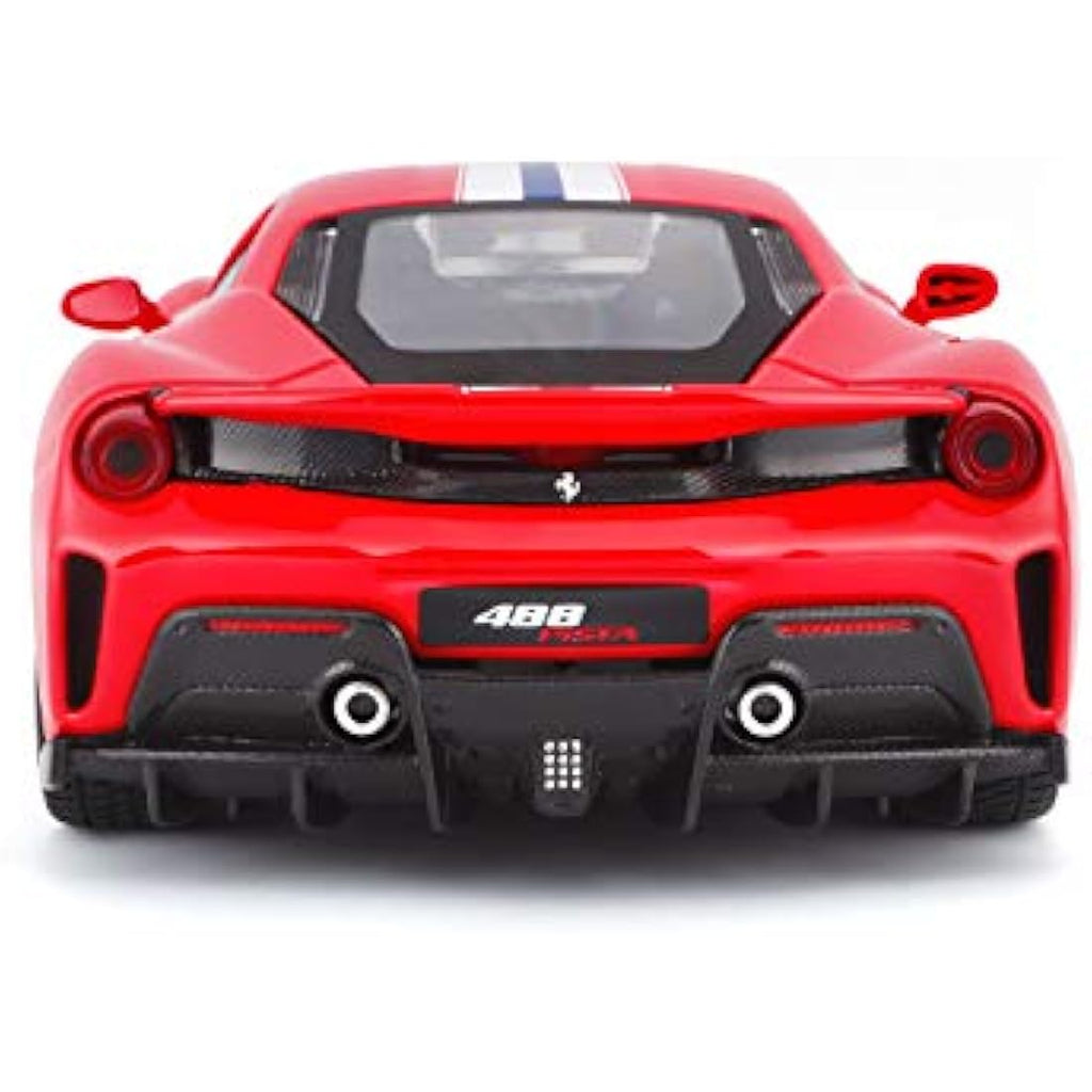 Bburago Ferrari 488 Pista Race & Play – 1:24 Scale Die-Cast Model Car