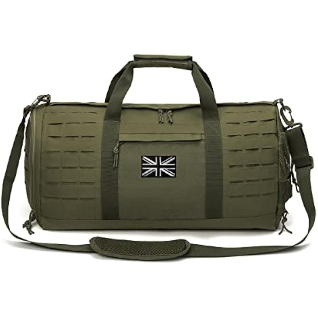 QT&QY 40L Military Tactical Duffle Bag | Waterproof Gym & Travel Tote